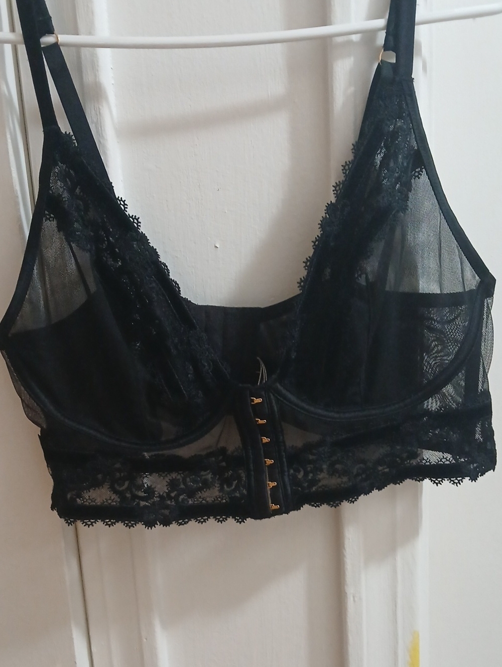 Victoria Secret Super Sexy Bra With Velvet Trim